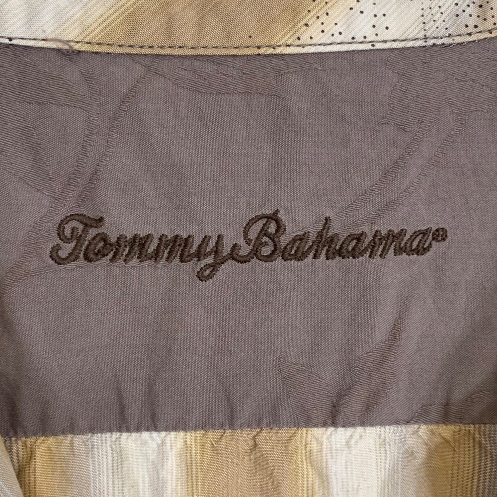 Tommy Bahama| Long Sleeve Silk Striped/Paisley| L - Picture 5 of 8